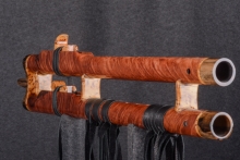 Redwood Burl Native American Flute, Minor, Mid F#-4, #U3Fa (6)